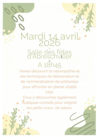 Venez découvrir la naturopathie