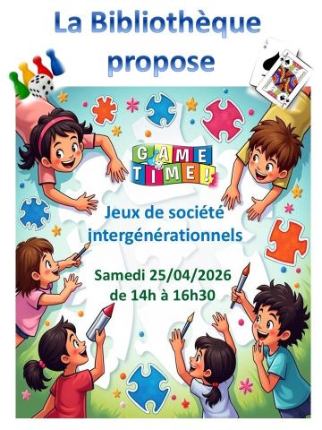 Jeux de société bibliothèque