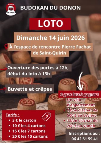 Loto du budokan du donon