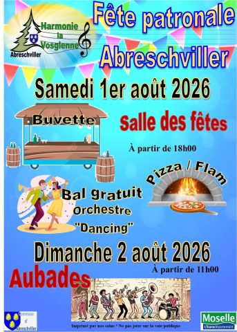 Fête Patronale Abreschviller